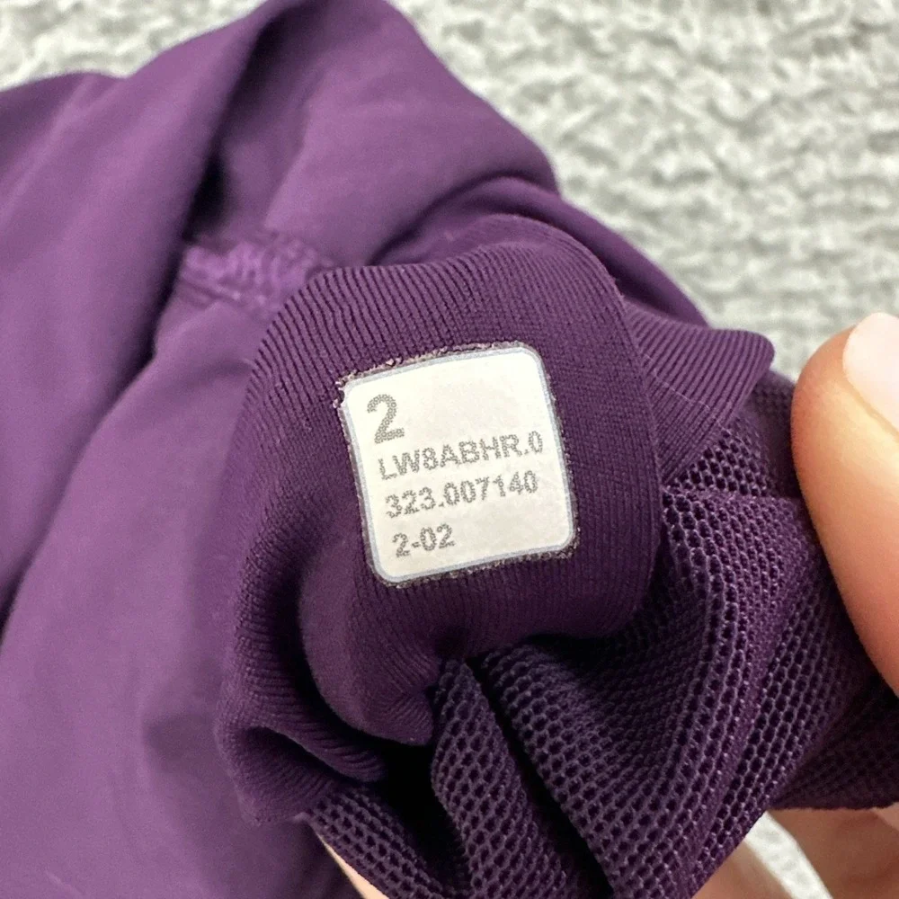 Lululemon Court Rival Skirt Skort High Rise Dramatic Magenta Athletic Women's 2